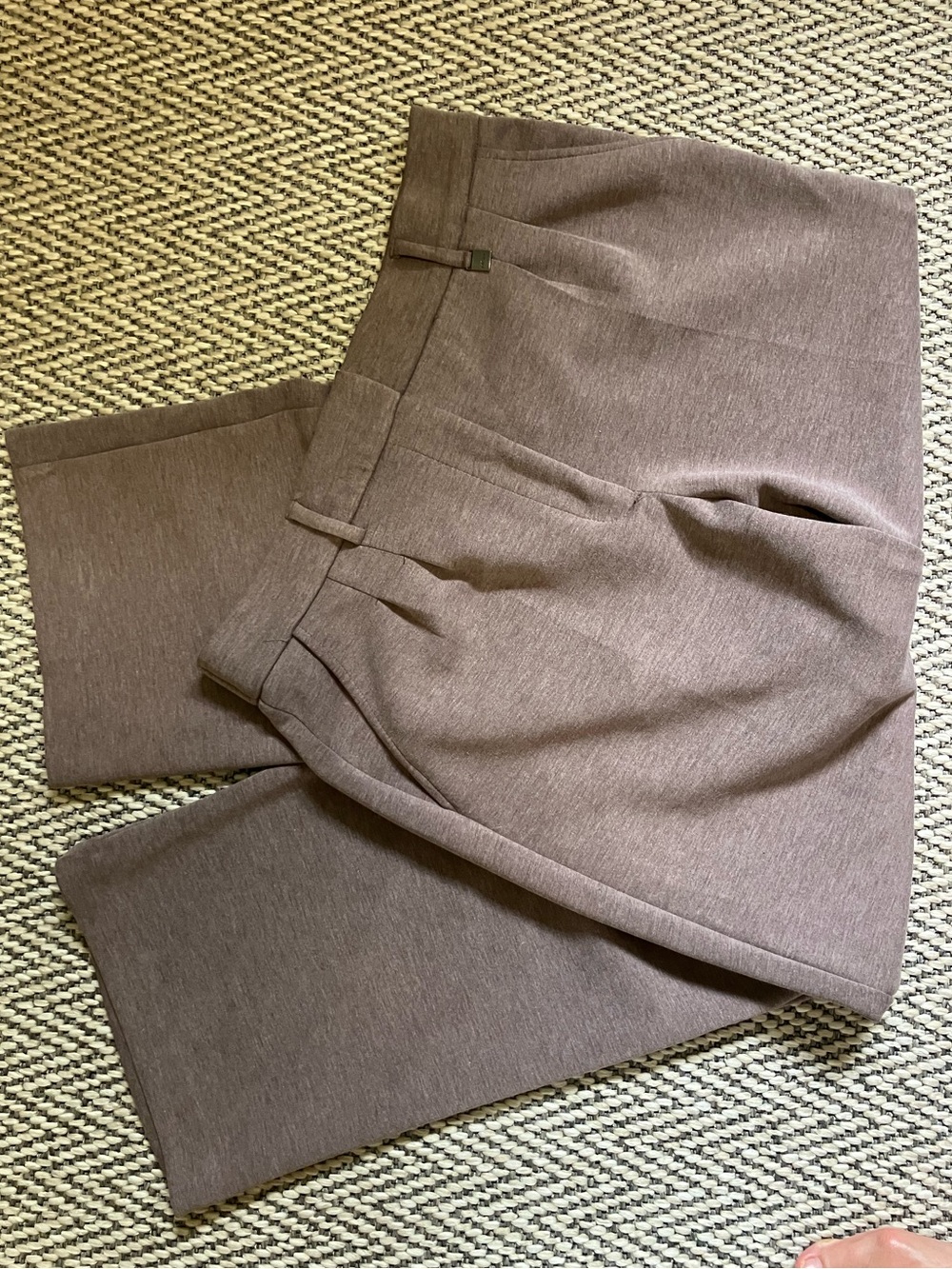 Mexx Taupe Straight-Leg Stretchy Dress Pants